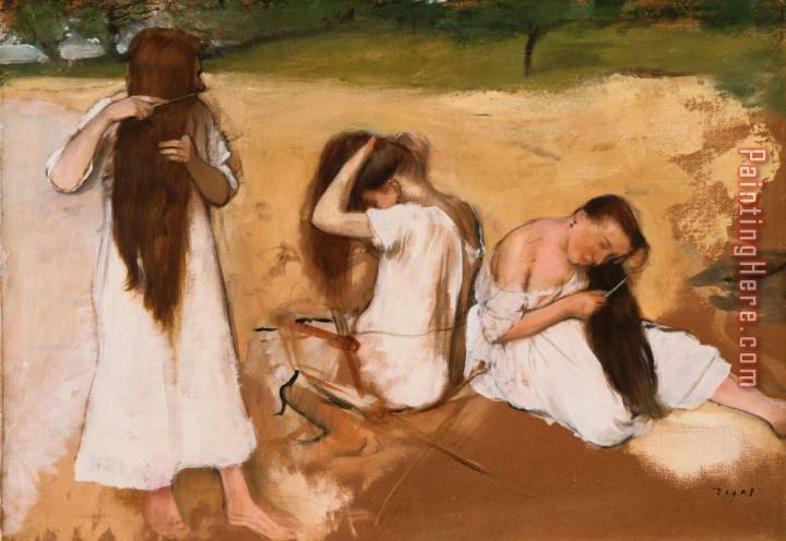 Edgar Degas Women Combing Their Hair